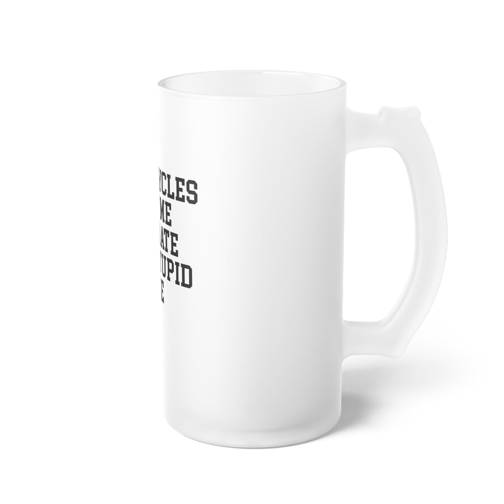 Frosted Glass Beer Mug