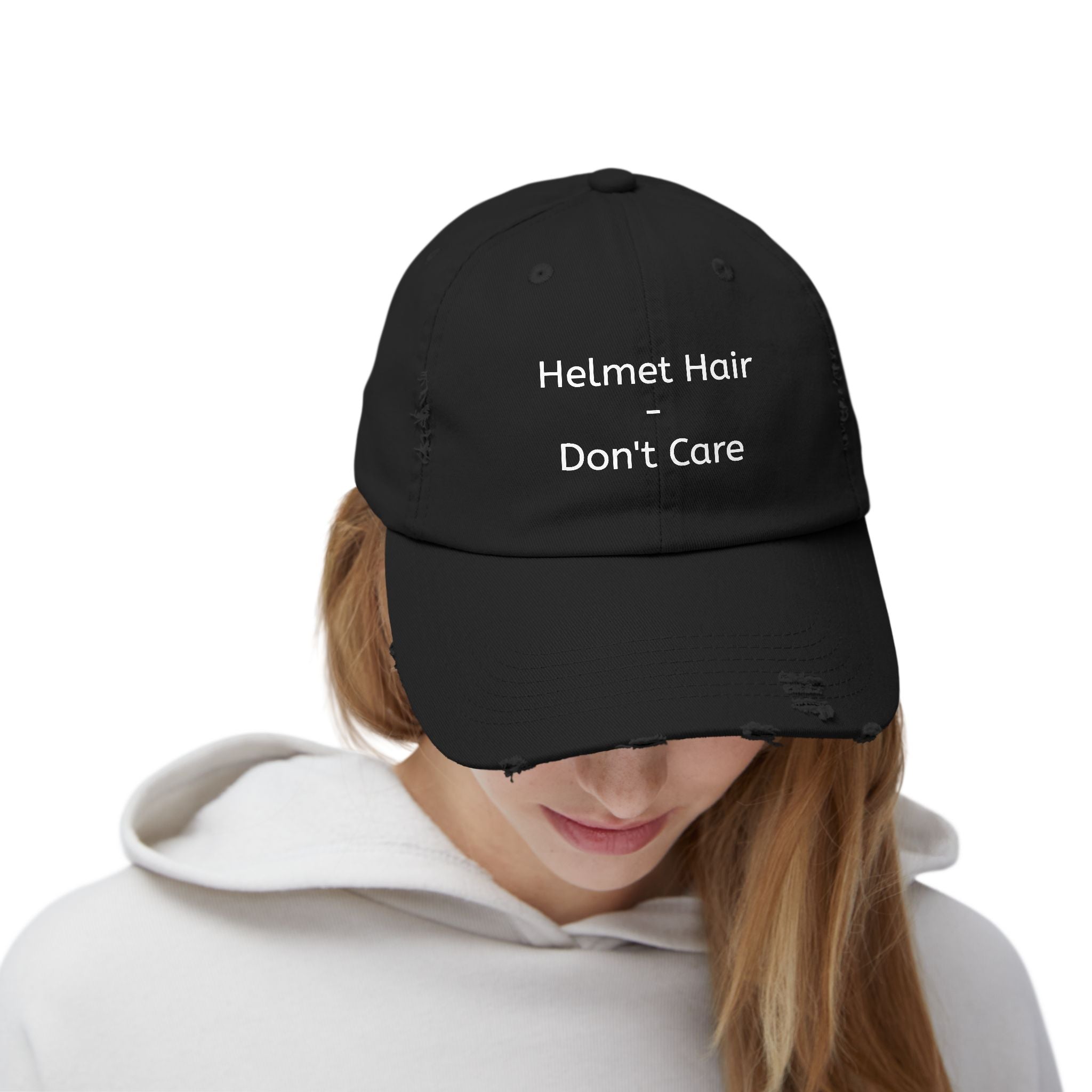 Distressed Cap - Helmet Hair