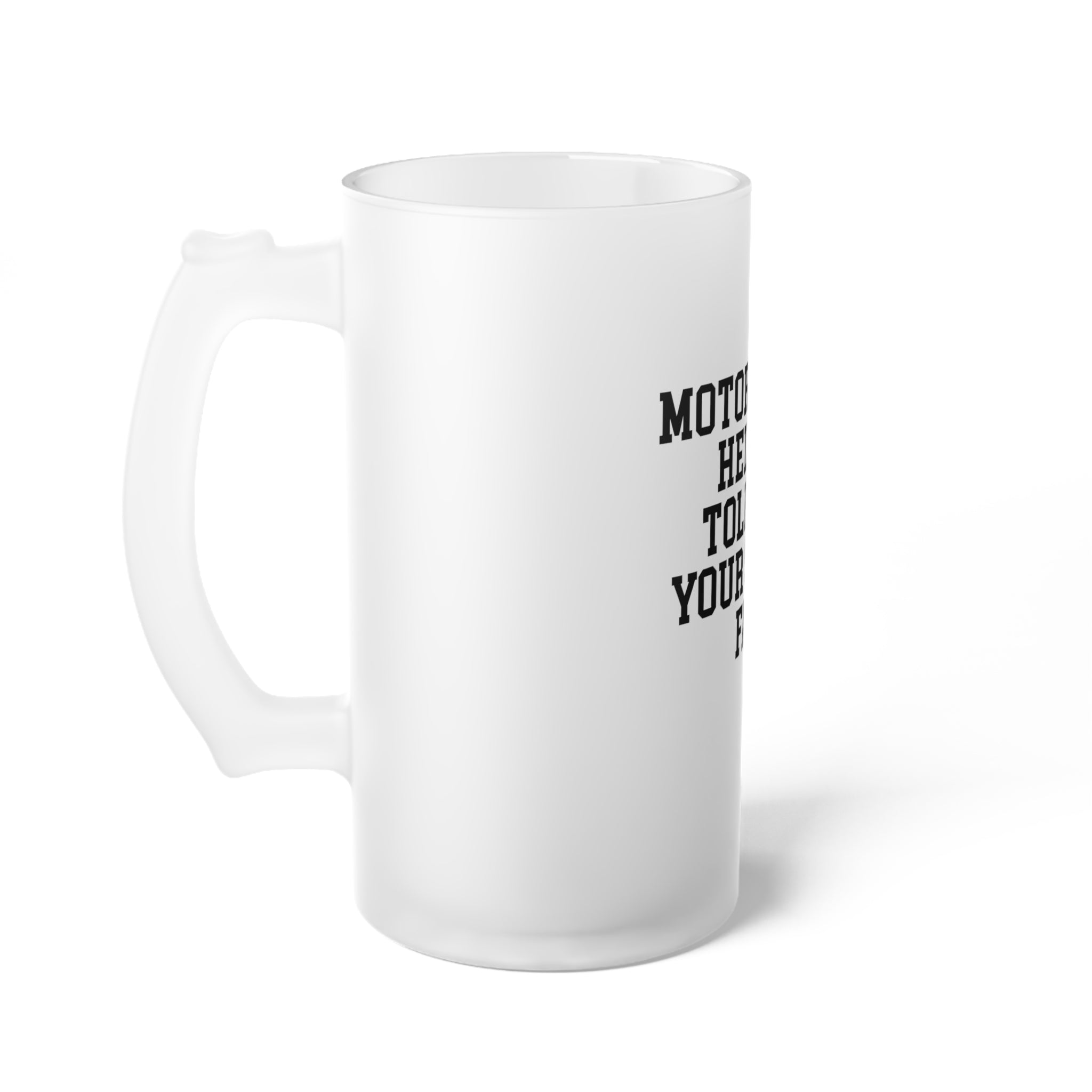 Frosted Glass Beer Mug