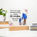 Acrylic Square Design - Grandpa - DearTreasure
