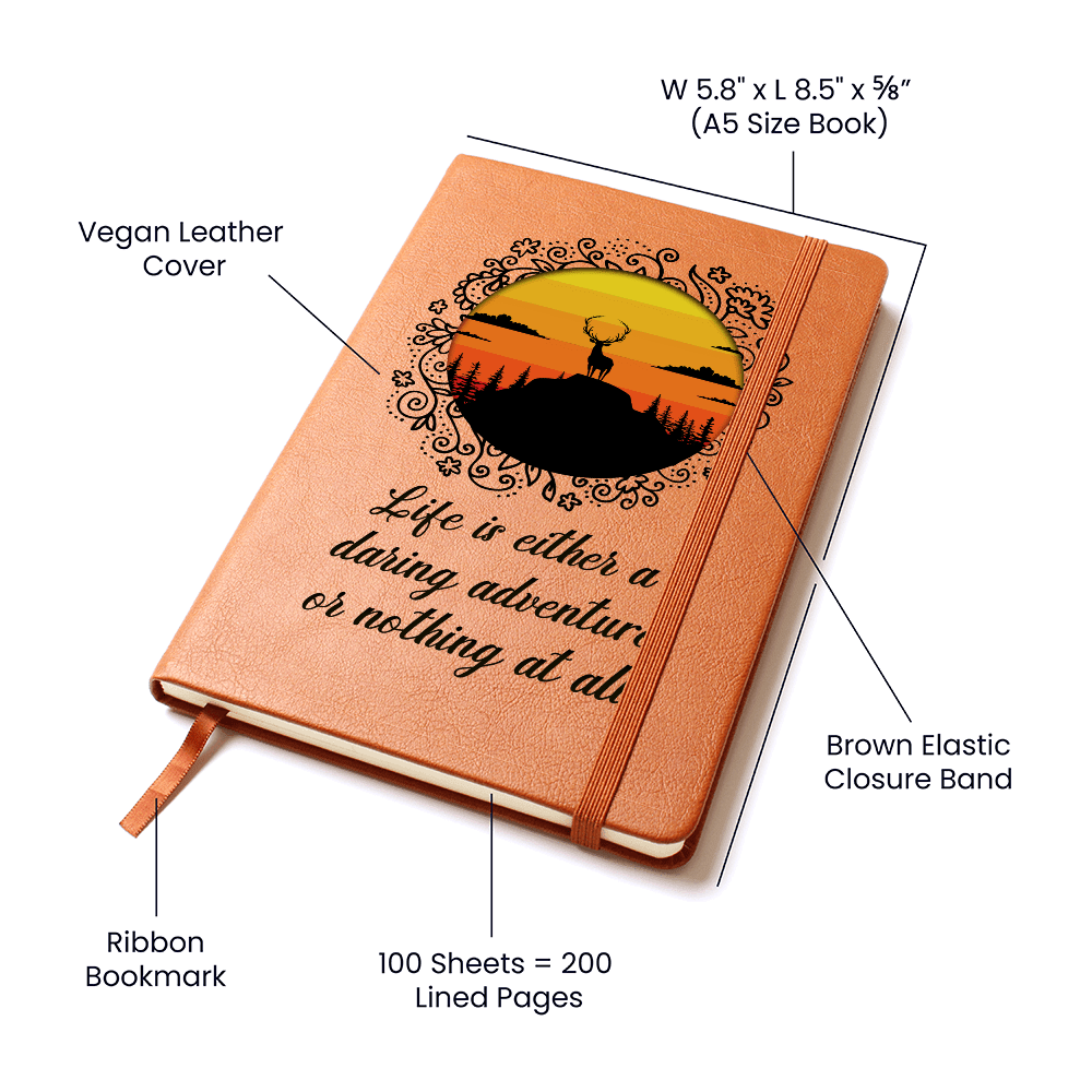 Adventure Seeker Journal – Wilderness Sunset Notebook - DearTreasure