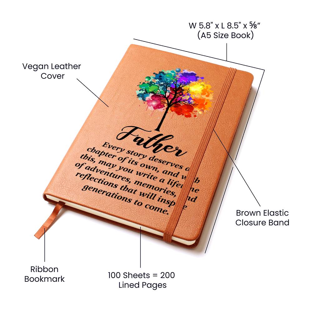 Father's Legacy Journal – Tree of Life Notebook - DearTreasure