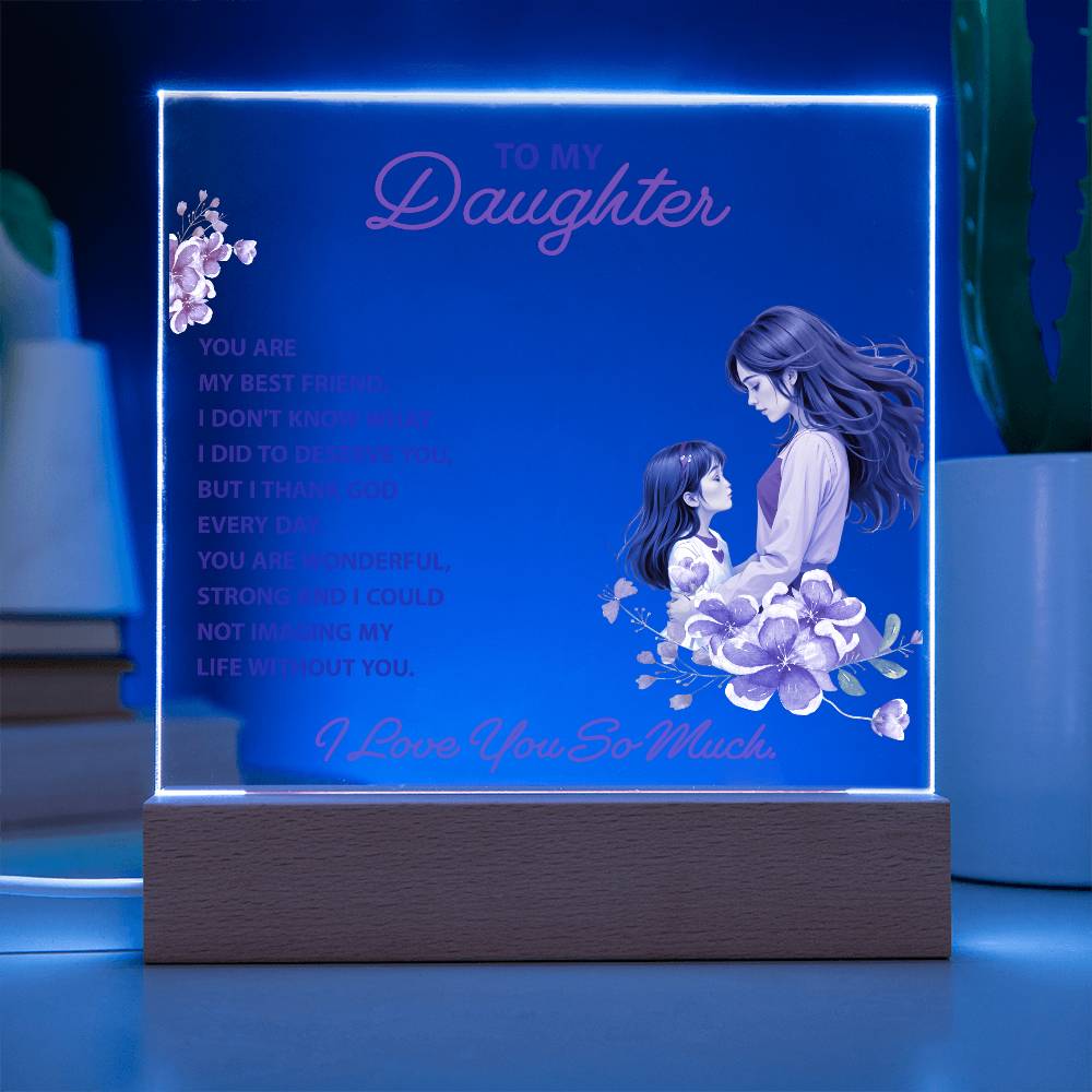 Keepsake Acrylic Bundle - To my daughter, you are my best friend - DearTreasure