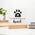 Keepsake Acrylic Bundle - You left pawprints in my heart - DearTreasure