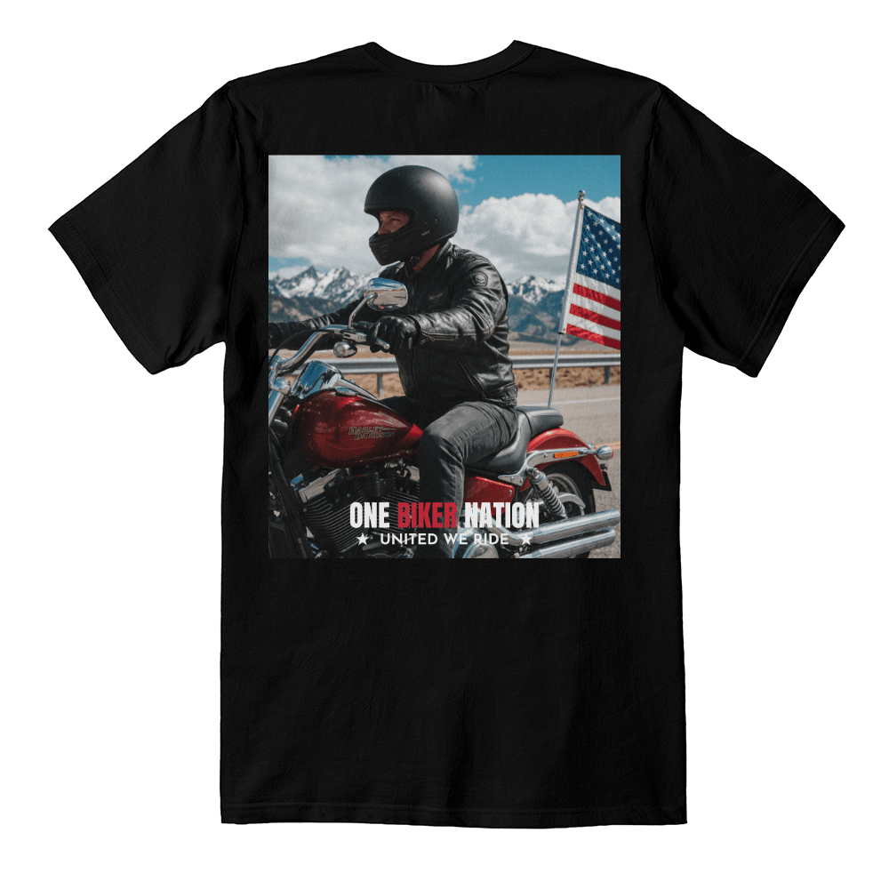 t shirt - One Biker Nation - DearTreasure