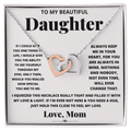 To my beautiful daughter, just hold this to feel my love - DearTreasure