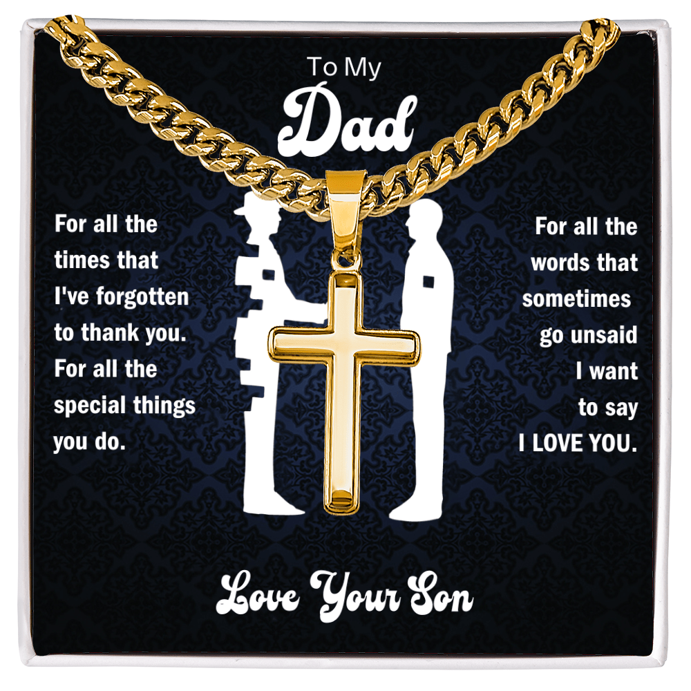 To my dad, for all the words that sometimes go unsaid, I love you - DearTreasure