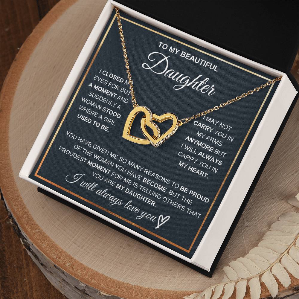 To my daughter, I will always carry you in my heart - DearTreasure