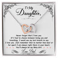 To my daughter, I'm always right here in your heart - DearTreasure