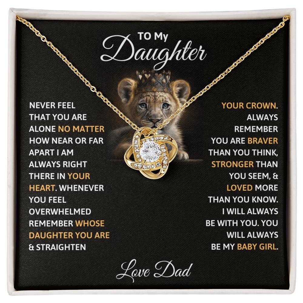 To my daughter, you will always be my baby girl - DearTreasure