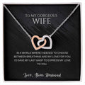 To my gorgeous wife, I'd save my last gasp to express my love to you - DearTreasure