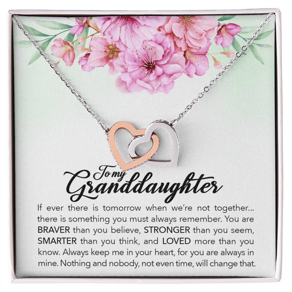 To my granddaughter, always keep me in your heart - DearTreasure