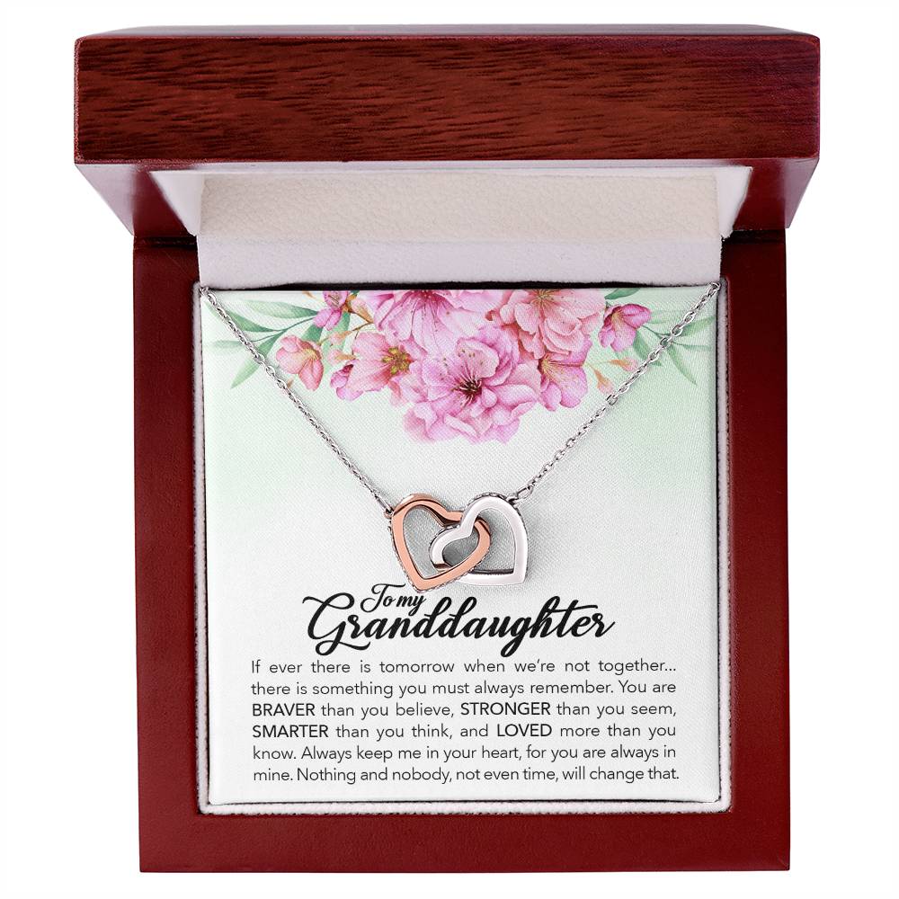 To my granddaughter, always keep me in your heart - DearTreasure