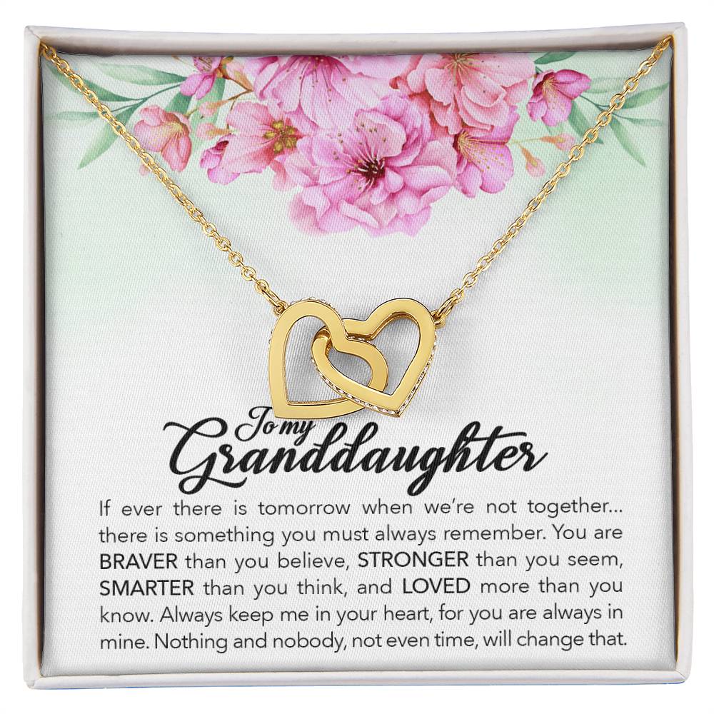 To my granddaughter, always keep me in your heart - DearTreasure