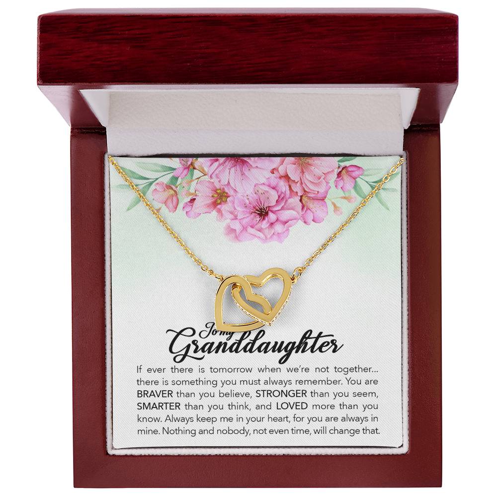 To my granddaughter, always keep me in your heart - DearTreasure