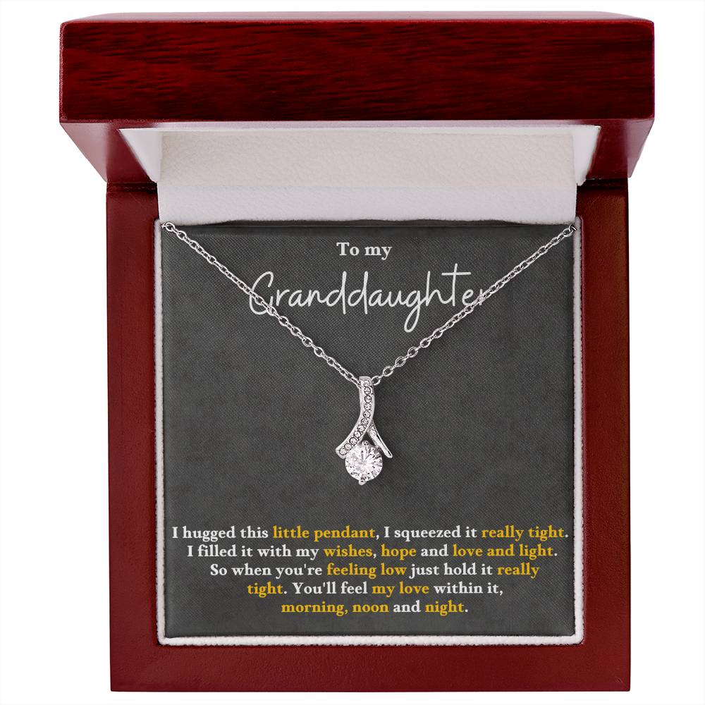 To my granddaughter, you'll feel my love within this - DearTreasure