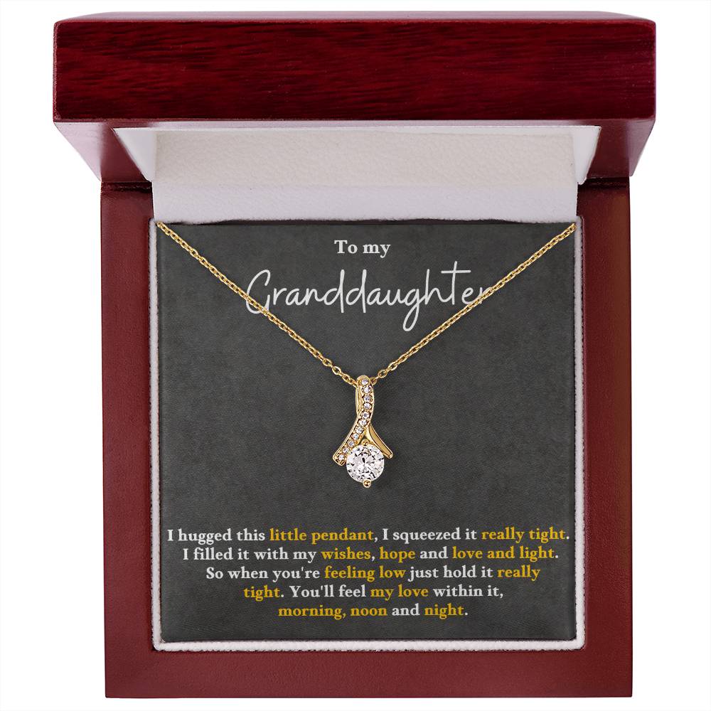 To my granddaughter, you'll feel my love within this - DearTreasure