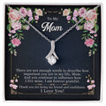 To my mom, thank you for being my friend - DearTreasure