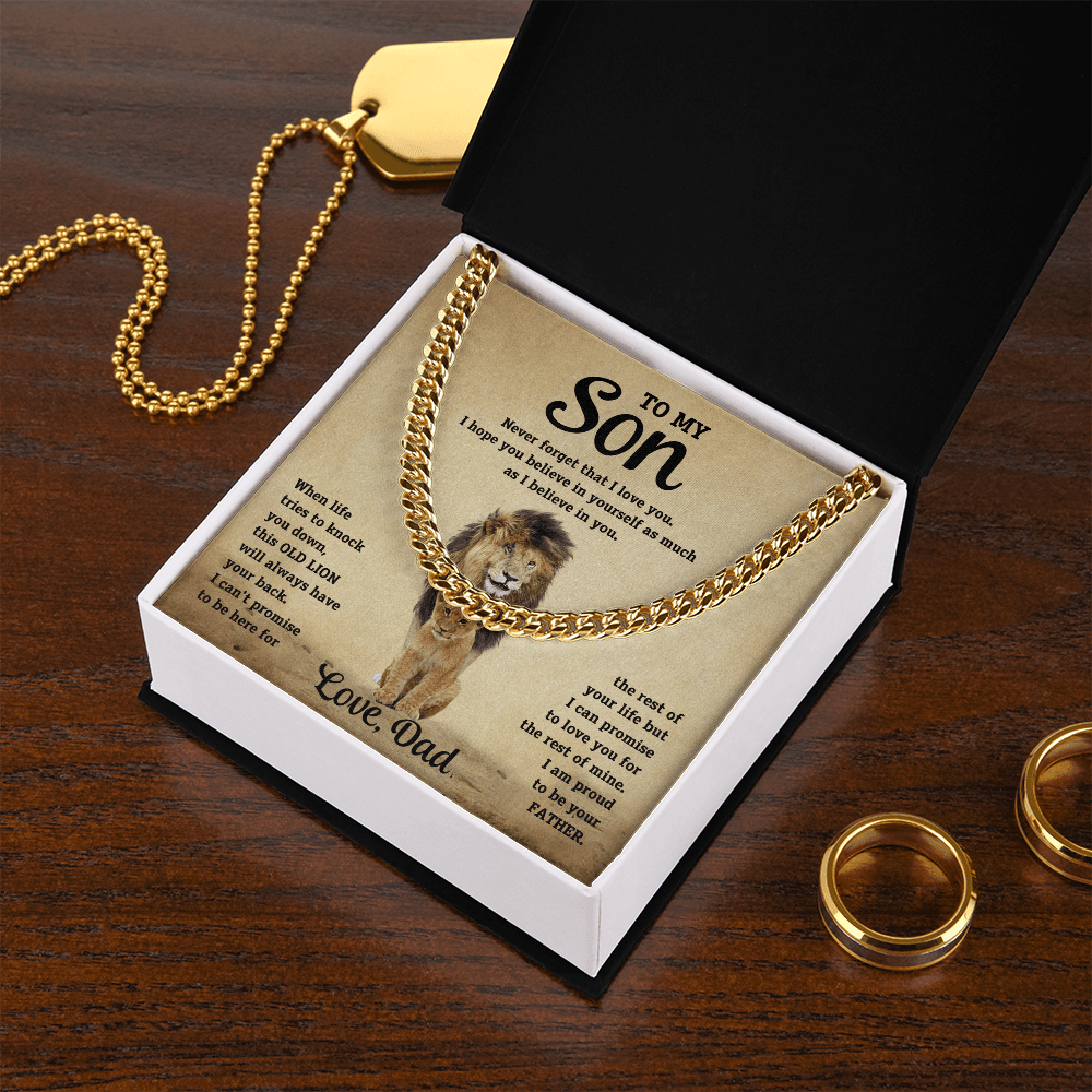 To my son, I am proud to be your father. Love, Dad - DearTreasure