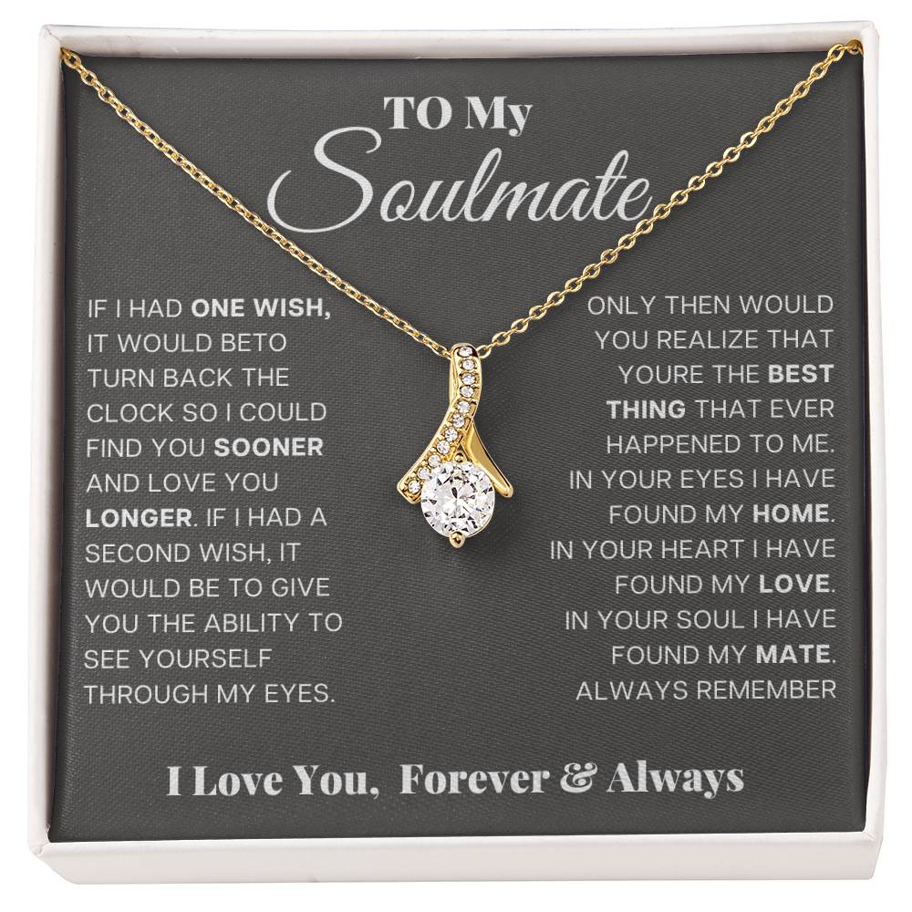 To my soulmate, in your eyes I have found my home - DearTreasure