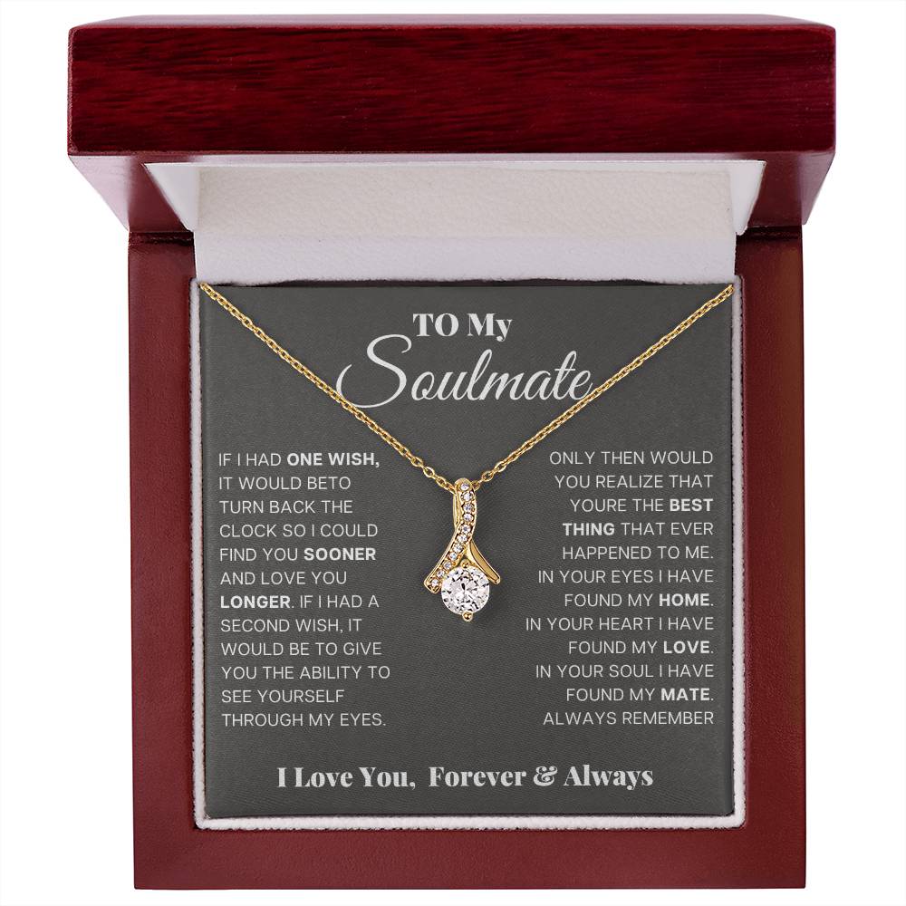 To my soulmate, in your eyes I have found my home - DearTreasure