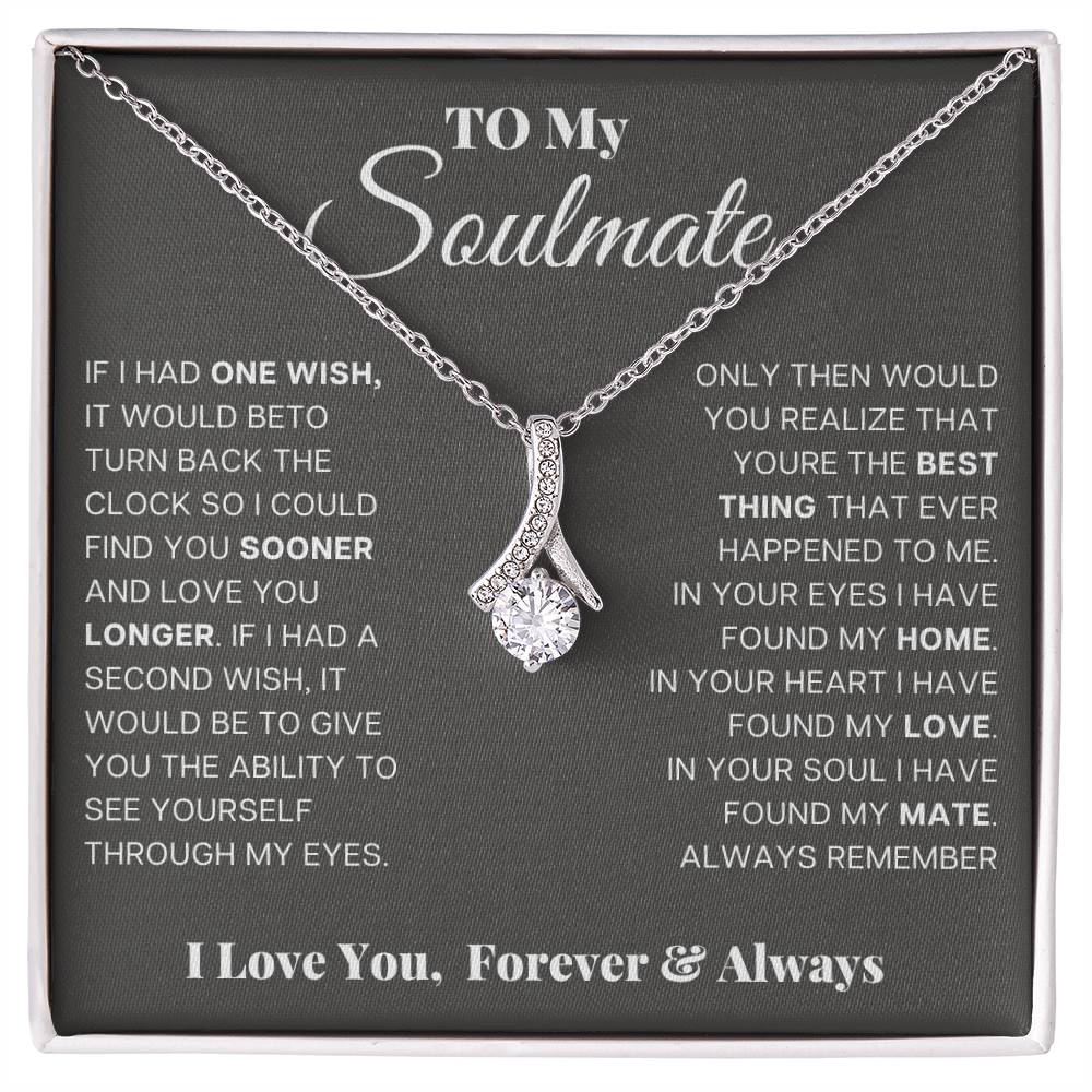 To my soulmate, in your eyes I have found my home - DearTreasure